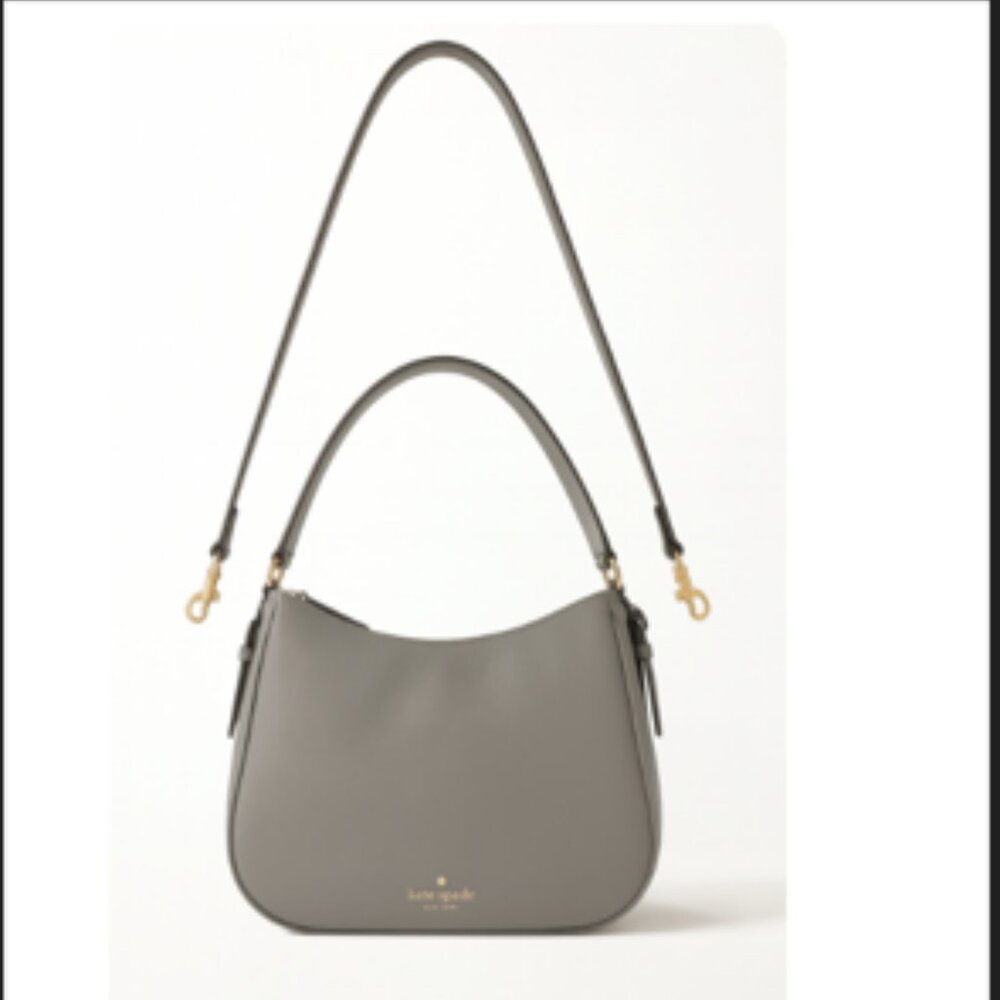 Kate Spade Elegant Gray Hobo Bag